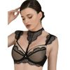 Roza Women's Idrisa Black Spotted Lace Push Up Bra ROZAIDRISABLACK38DPUSHUP 85d Black