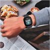 INF Replacement strap for Fitbit Versa 3 stainless steel metal replacement strap bracelet black