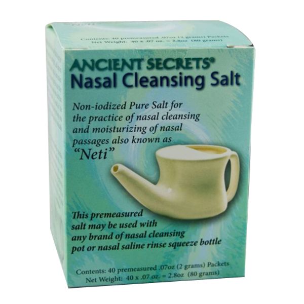 Nasal Cleansing Salt 40 pkts  by Ancient Secrets