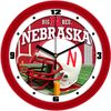 SunTime Nebraska Cornhuskers - Football Helmet Wall Clock