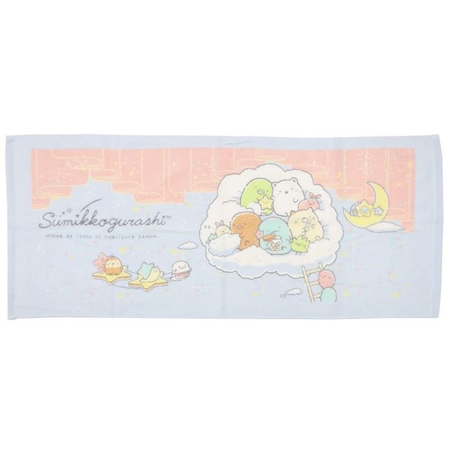 Sumikko Gurashi [Face Towel] Print Long Towel/Aurora San-X