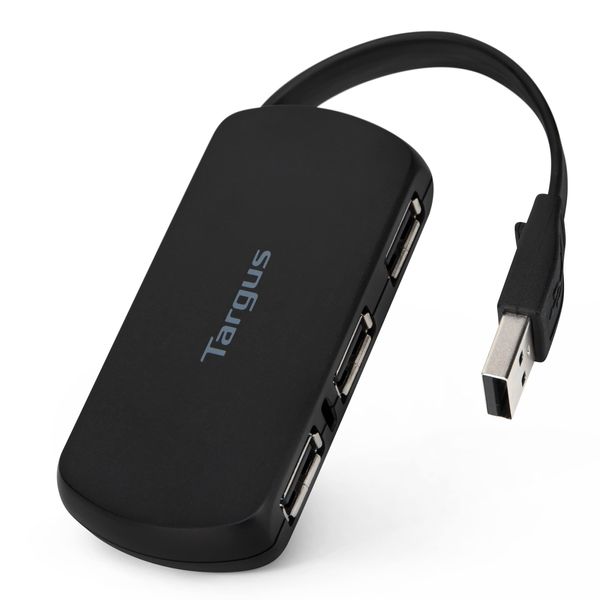 Targus 4-Port USB Desktop Hub, Black (ACH114EU)