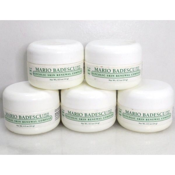 MARIO BADESCU SKIN CARE GLYCOLIC SKIN RENEWAL COMPLEX 0.5 OZ - LOT OF 5