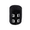 ACE 4 Inch Elastic Bandage with with Clips, Black, Great for Leg, Shoulder and More, 1 Count