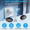 16 Pcs Wireless RGB LED Flashing Light Strobe Lights Rechargeable Remote Control