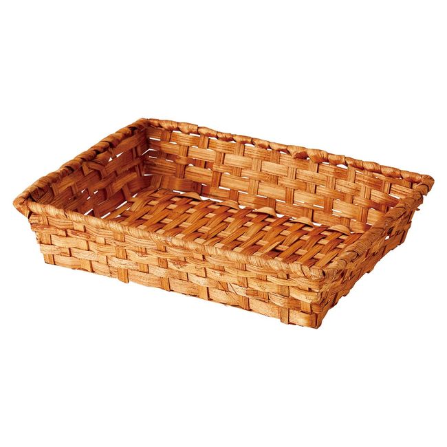 Chidori Industrial Bamboo Basket 25-26BR Brown