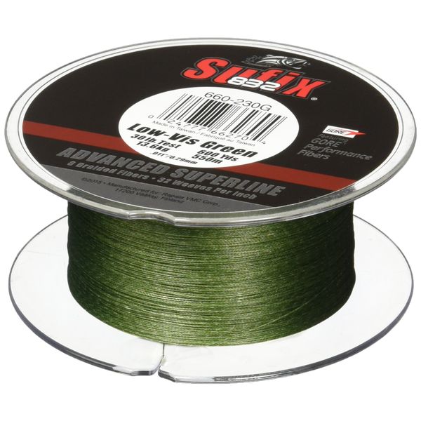 Sufix 832 Braid Line-600 Yards (Green, 40-Pound)