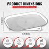 360 Rotation Lazy Susan Turntable For Refrigerator 15.7" X 11.8" Rectangular