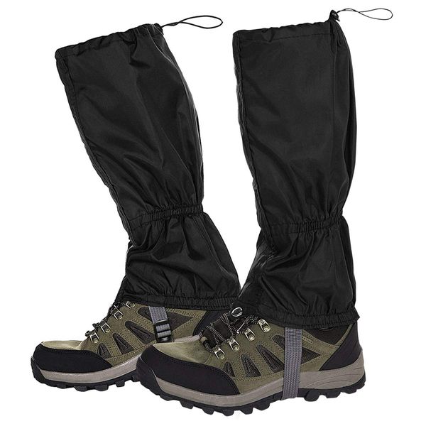 NATUCE Hiking Gaiters Lightweight Leg Gaiters Snow Gaiters Waterproof Windproof Durable Leg Cover Protect for Mountain Snow, Hiking, Skiing, Walking, Climbing, Hunting