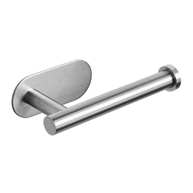 Kitchen Toilet Paper Holder Black 304 Stainless Steel Adhesive