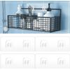 4 Pack Shower Caddy Adhesive Replacement, Strong Adhesive Sticker Hooks for Corn