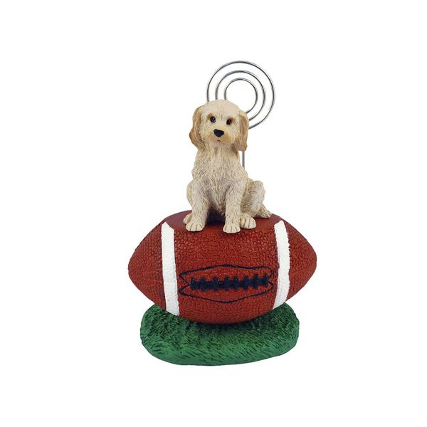 Conversation Concepts Labradoodle Cream Football Note Holder