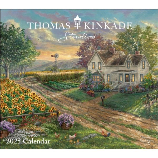 预售【2025日历】Thomas Kinkade Studios 2025 Deluxe Wall Calendar[9781524889173]