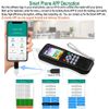 HENAXSAD Multi Frequencies RFID Smart Card Replicator, Reader Writer Duplicator, NFC Reader, Encrypted Decoder, with Writable Key Fobs Cards Free Software Phone APP Decoding, Black, (HERNAS-FZQ2023)