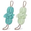 Toplive 2Pcs Bath Shower Loofah Sponge,Long Stretch Back Sponge Exfoliating Back Scrubber for Shower for Women and Men-Navy+Green