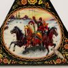 Balalaika Music Box 'Winter Troika' Black