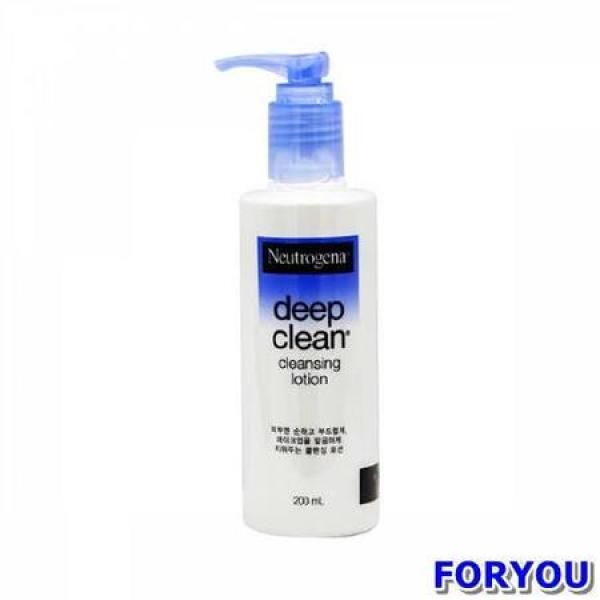 ForU130 Neutrogena Deep Clean Cleansing Lotion 200ml Makeup Removing Foam Cleansing Cleansing Foam