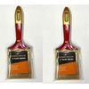 3'' Paint Brushes Brush 2 Pack Treated Home Interior Trim Painting