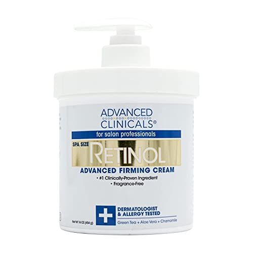 Advanced Clinicals Retinol Firming Cream Unscented 454g (16 oz) [Parallel Import]