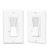 Dimmer Light Switch 3 Way for 300W Dimmable LED/CFL 600W Incandescent/Halogen ×2