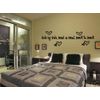 Side by Side Hand Love Heart Wall Art Decal Decor 36"