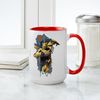 CafePress Transformers 7 Bumblebee Charging Mugs 15 oz (444 ml) Ceramic Coffee Mug