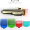 10pcs Clipper Guards for Wahl, Professional Hair Clipper Guide Combs Replacement Guards Attachment Compatible with Wahl Clippers (Assorted Color)