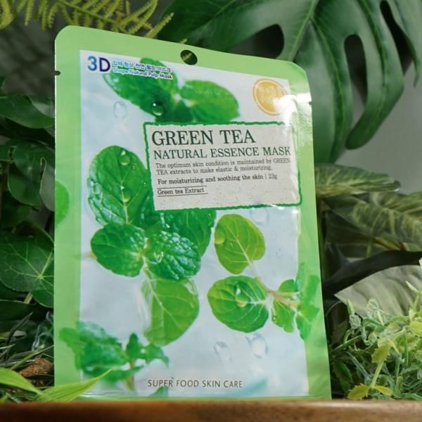 Extract Green Tea Skin Mask Pack 10 Mouths Purslane Yam Root