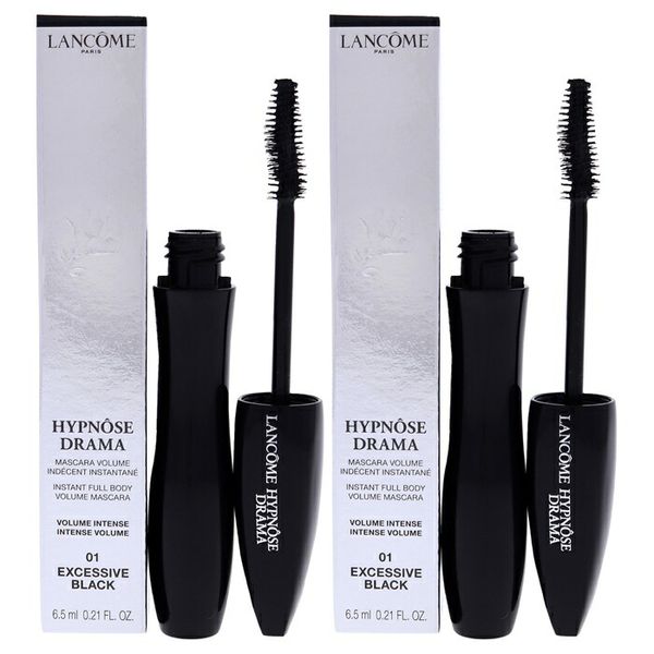 月間優良ショップ受賞  Lancome Hypnose Drama Instant Full Body Volume Mascara - 01 Excessive Black - Pack of 2   0.21 oz  海外通販