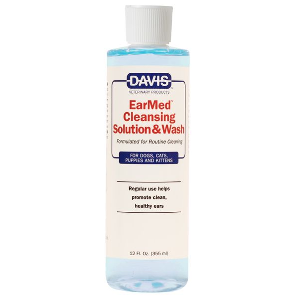 Davis EW12 EarMed Pet Cleansing Solution & Wash, 12 oz