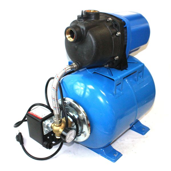 1.6 HP 1200W 1000GPH Booth System Shallow Well Garden Pump w/Pressure tank