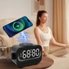 Multifunction 15W Wireless Charger Bluetooth Speaker Home Clock Desktop Audio