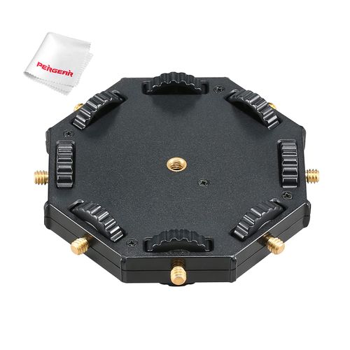 Godox TL-M8 Compact 8-Light Coupler with Threaded Male Tips for TL30 Tube Light (Black)