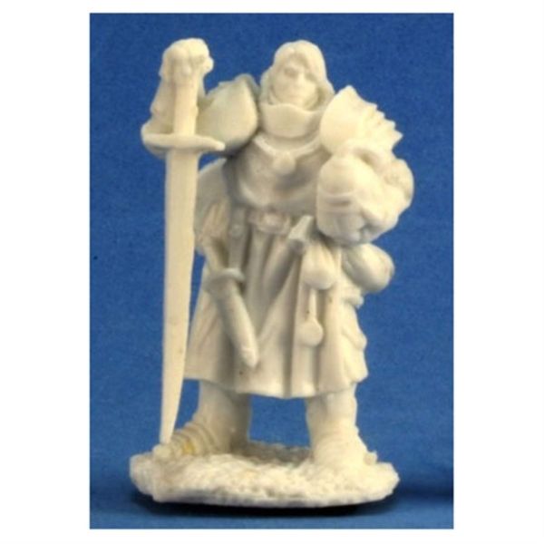REAPER Bones Erick, Paladin Initiate Miniature