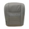 Front Leather Seat Cover For 2002 2003 2004 2005 Ford Excursion Limited XLT Gray