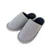 Yamato Industry Basic Slippers Gentle on Heels, M/Herringbone Pattern Gray