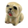 MyTinyWorld Dolls House Miniature Ceramic Brown Pug Dog Sitting