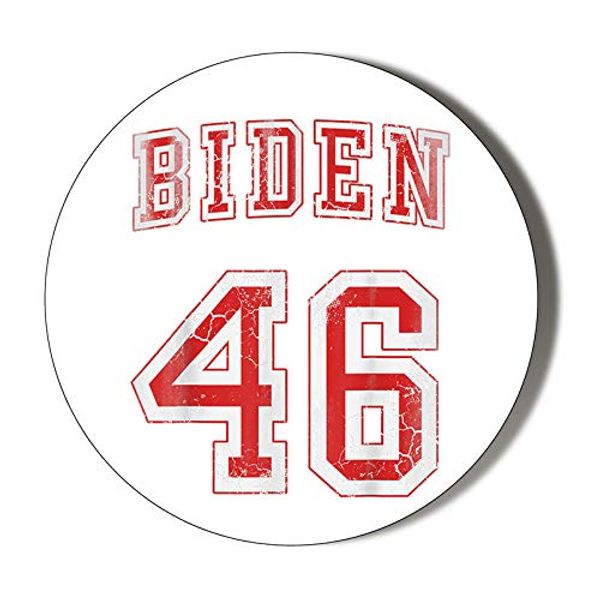 BIDEN 46 FOOTBALL JERSEY DESIGN WHITE BACKGROUND 58mm Mirror