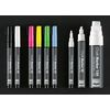 SIGEL GL177 Chalk Marker 20, round-tip 1-2 mm, Black, 2 Pieces