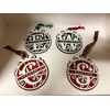 Personalized Handcrafted Monogrammed Christmas Ornament