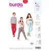 Burda Style Sewing Pattern B9300 Children's Jogger-Style Trousers