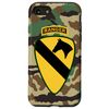 iPhone SE (2020) / 7 / 8 1st Cavalry Division Patch Ranger Tab - 1st CAV - BDU Camo Case