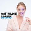 Purean Teeth Whitening Kit with LED Light – 2 Syringes of 5ml Professional 35% Carbamide Peroxide Tooth Whitener Gel – Bright White Smile Set with Mouth Tray