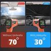 52" Foldable Car Windshield Sun Shade Umbrella Front Window Sunshade UV Umbrella