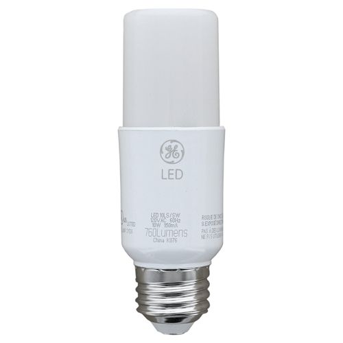 GE Lighting 79368 LED Bright Stik 10-watt (60-Watt Replacement), 760-Lumen Light Bulb Non-Dimmable with Medium Base, Soft White, 1 Box (3 Bulbs Total)