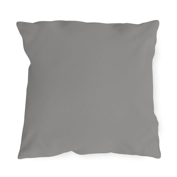 Decorative Inddor/outdoor Throw Pillow, Grey - 18" × 18"