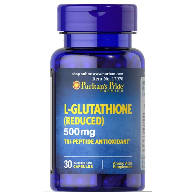 Puritan's Pride L-Glutathione 500 mg - 30 Capsules