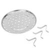 TOPINCN Stainless Steel Round Steamer - Silver (L)