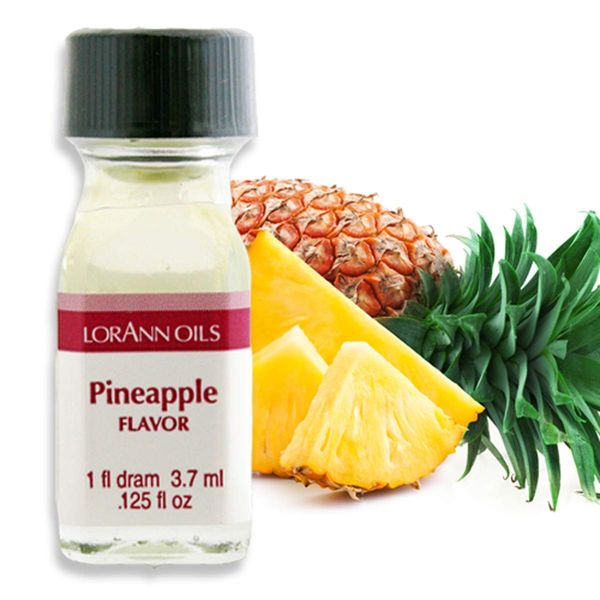 LorAnn Pineapple SS Flavor, 1 dram bottle (.0125 fl oz - 3.7ml - 1 teaspoon)- 12 pack