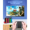FYOUNG Controller Charger for Joy Con Compatible with Nintendo Switch & Switch OLED Model, USB Charging Dock for JoyCons Remote with LED Indicator - Red&Black
